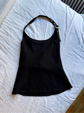 ODE Black Halter Tank Top